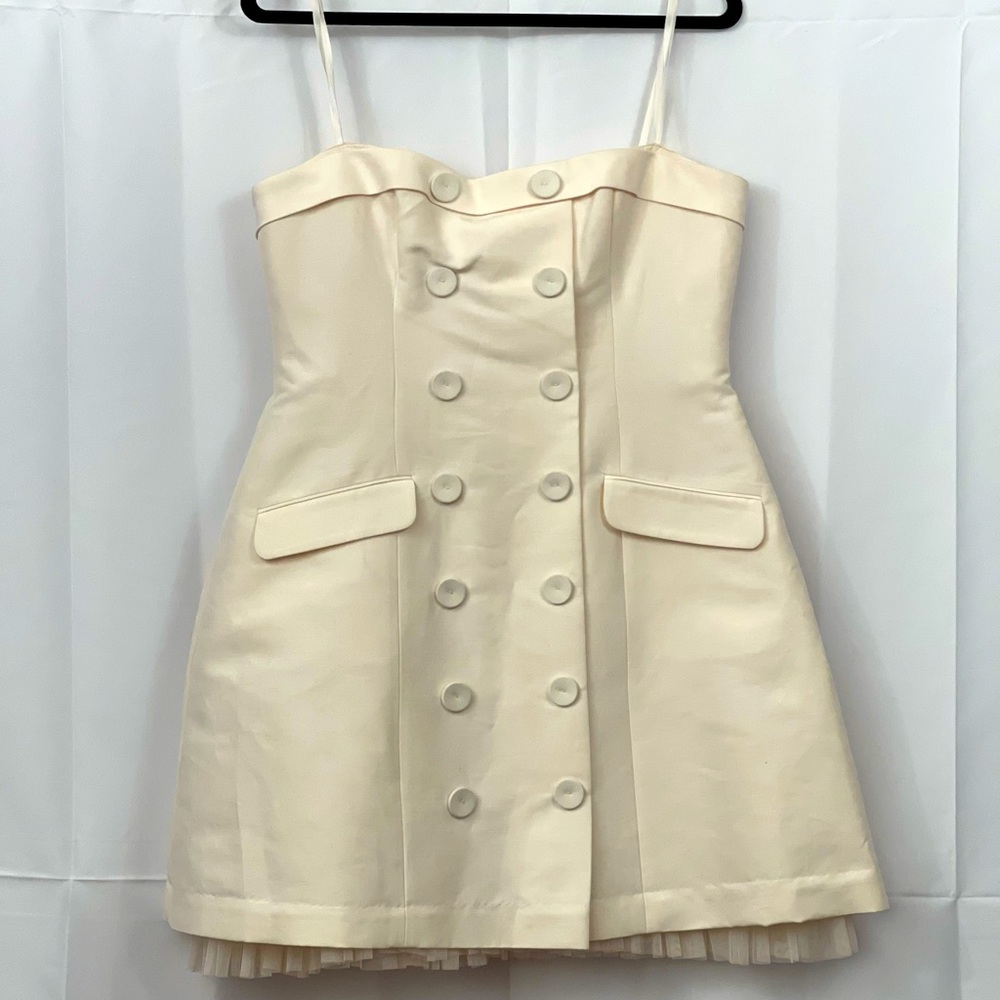 BCBGMAXAZRIA Formal Dress size 12 cream nwt